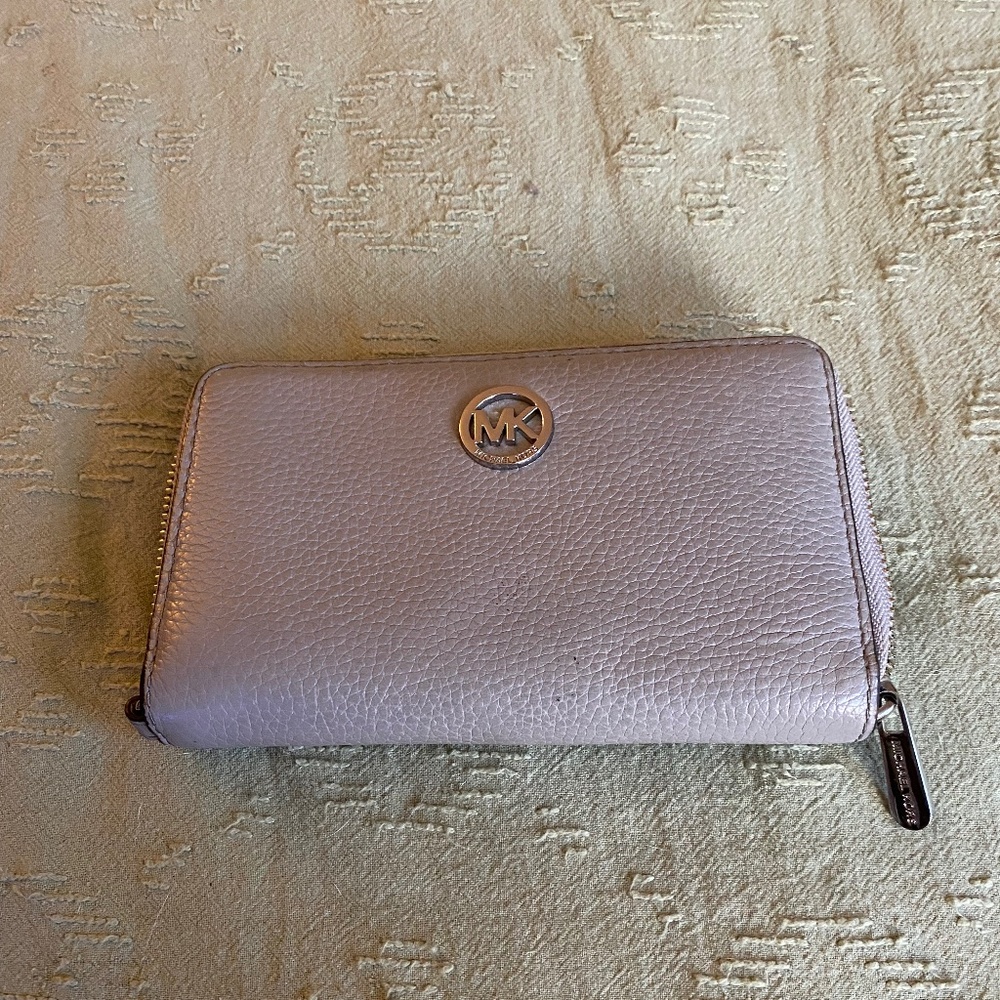 MK zip around wallet